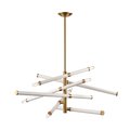 Elk Home Crosspiece 39'' Wide 6-Light Chandelier, White H0018-10359